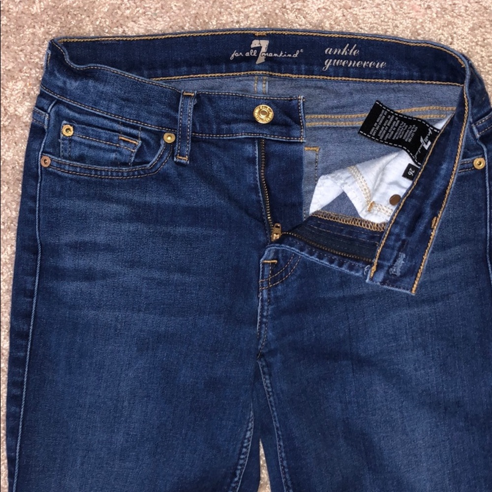 7 For All Mankind | Ankle Gwenevere Skinny Jeans - Picture 4 of 8